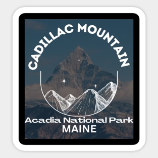 Cadillac Mountain Sticker